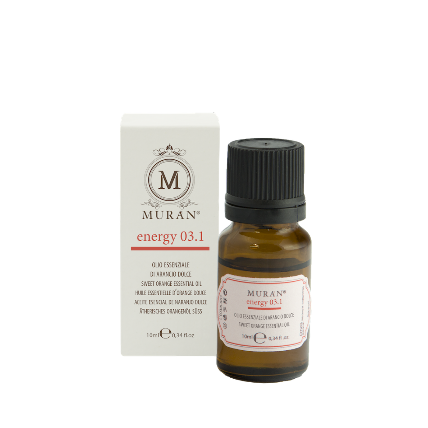 MURÀN – Óleo Essencial Energy 03.1 Laranja Doce Anti-Queda por Couro Cabeludo Oleoso 10ml